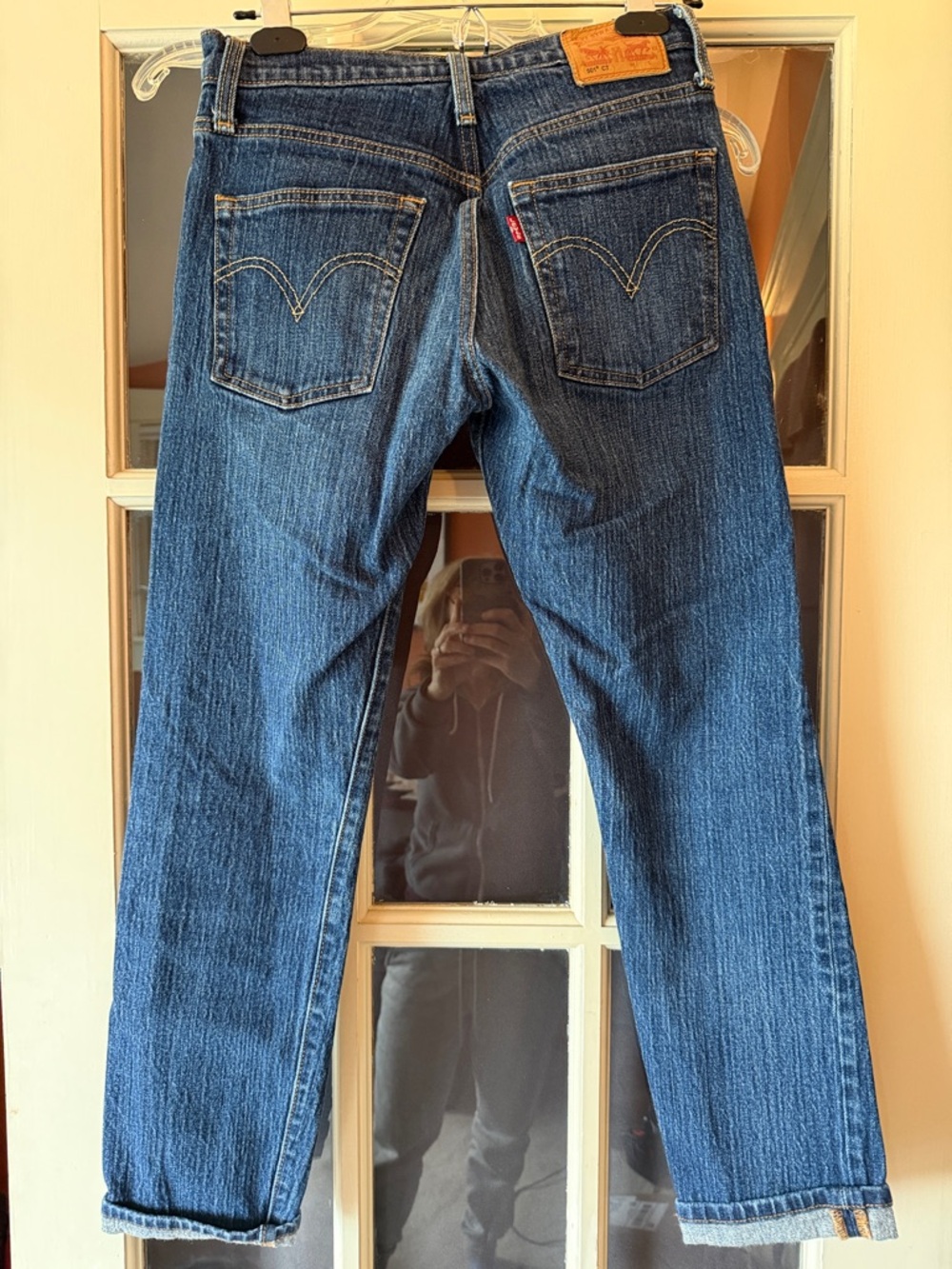 Levi's 501 CT Women’s Dark Blue Jeans Size 24